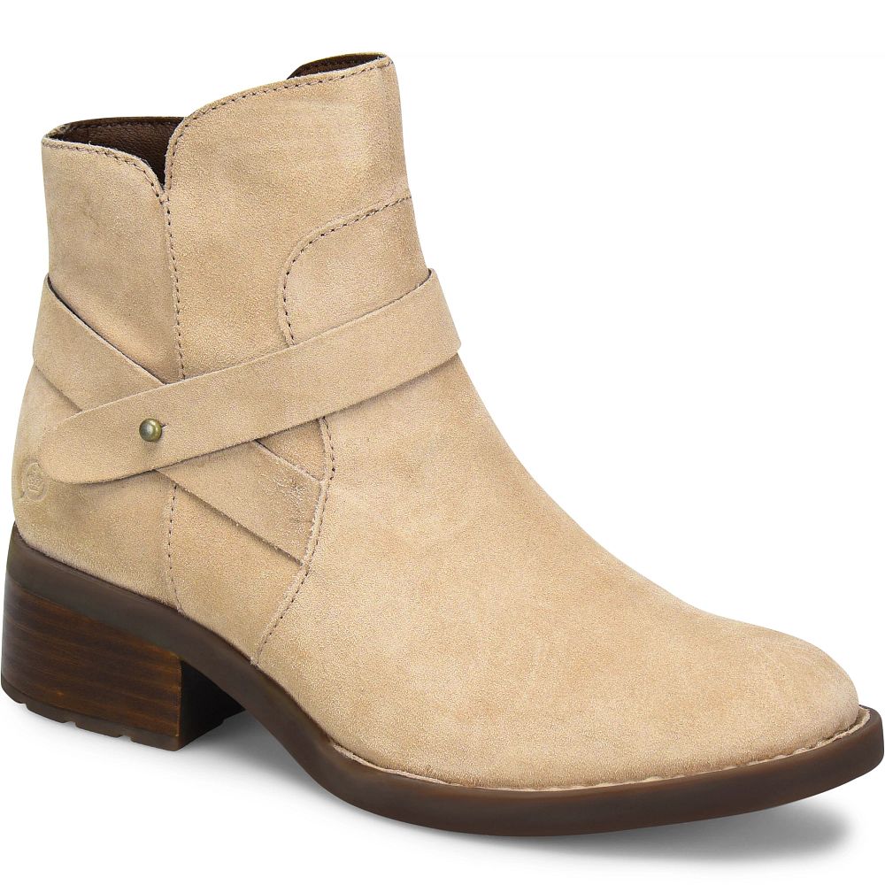 Born Tori Boots Taupe Suede Product ID-j3PKZdTK