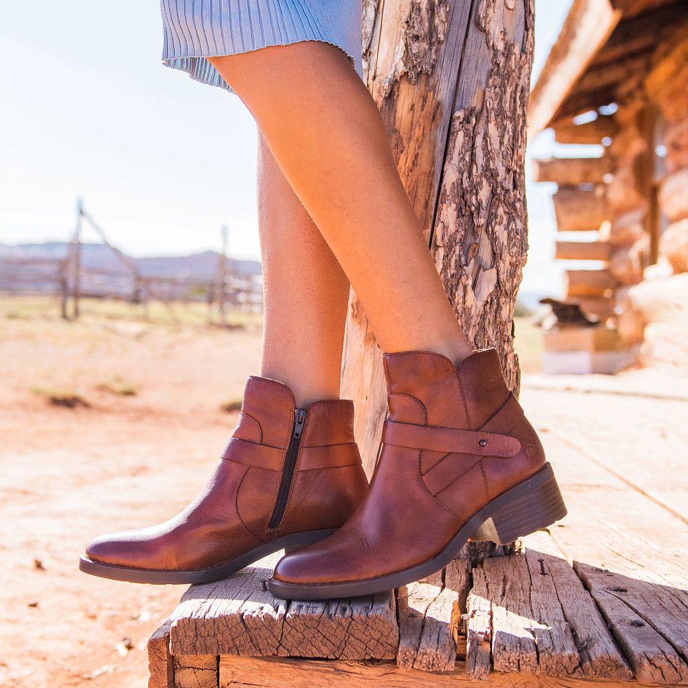 Born Tori Boots Taupe Suede Product ID-j3PKZdTK