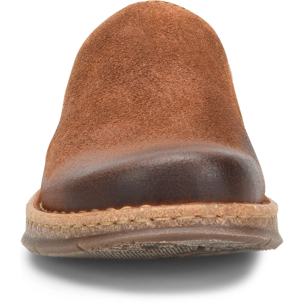 Born Bryson Clog Slip-Ons Glazed Ginger Distressed Product ID-jM1Gh2XH