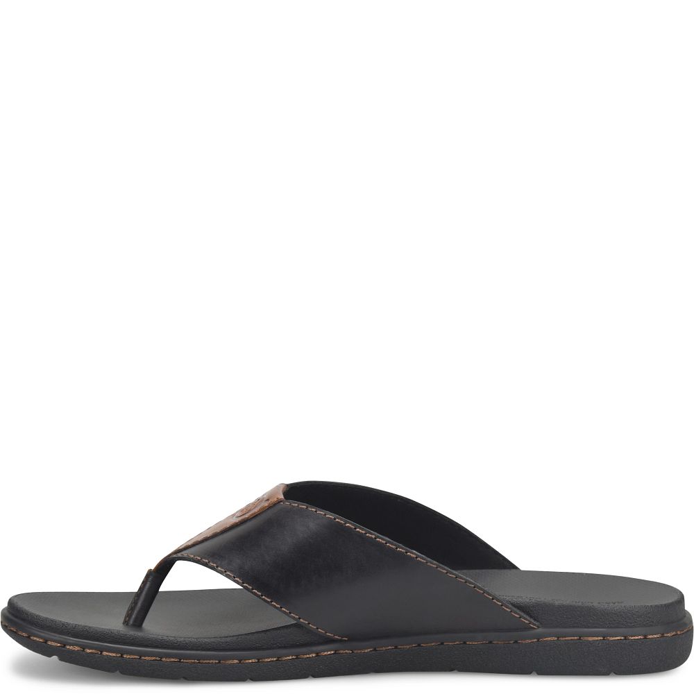 Born Gavin Sandals Black Product ID-jhi50ck0