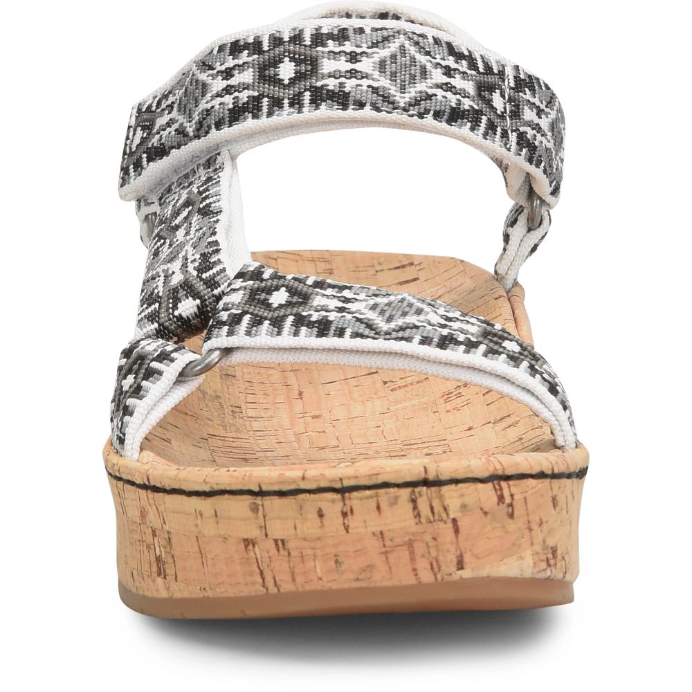 Born Sirena Sandals Black Fabric Product ID-job4IlDF