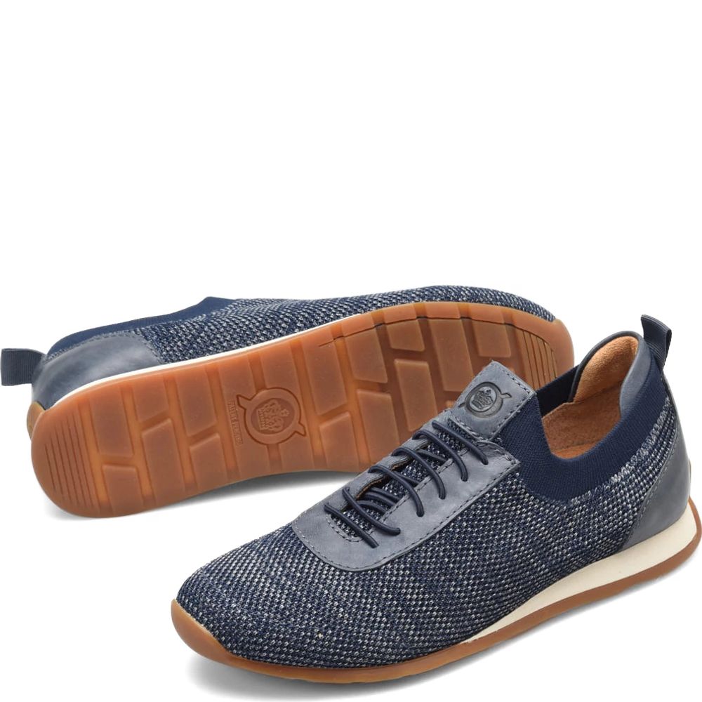 Born Barrett Sneakers Navy Knit Combo Product ID-keWqueWc