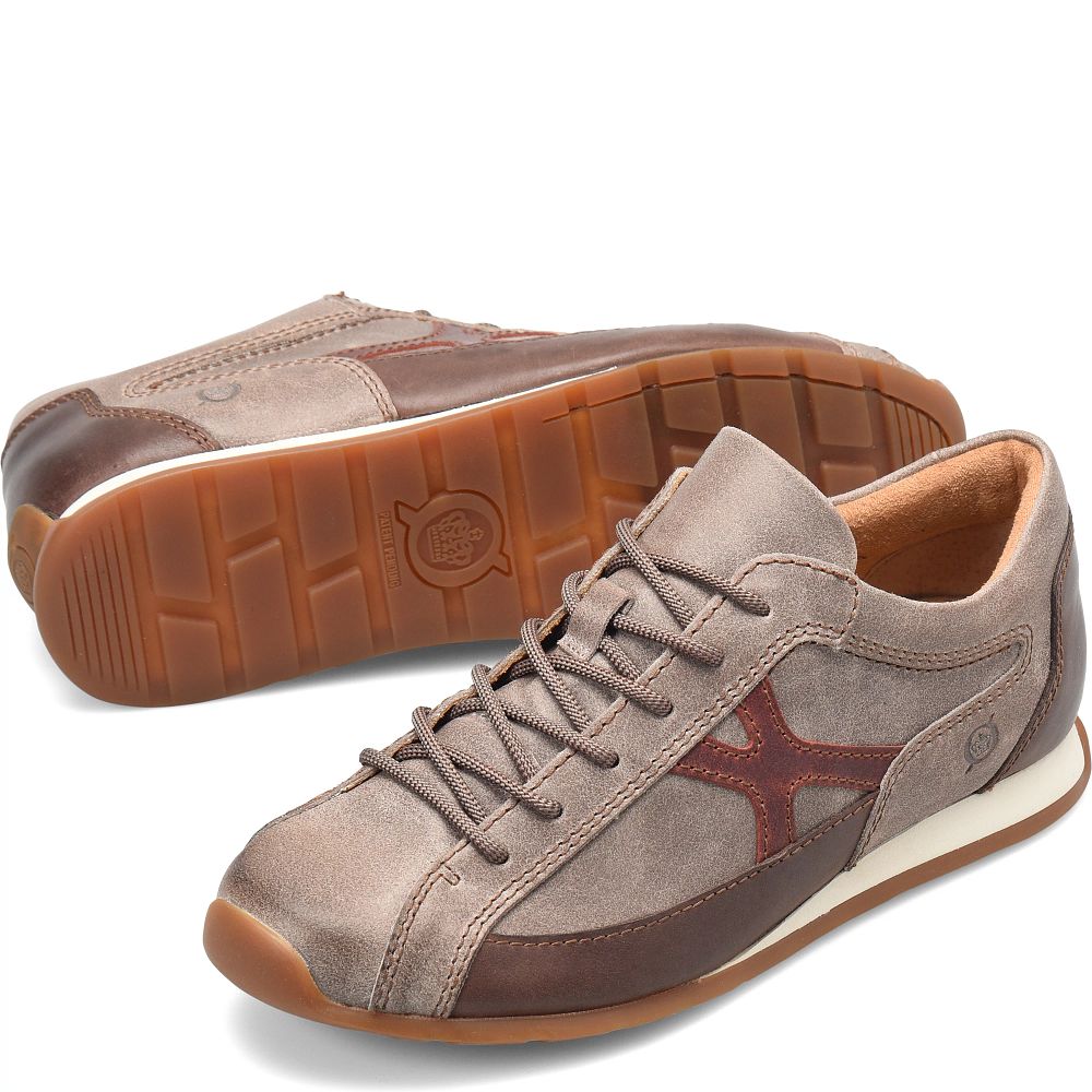 Born Voodoo Too Slip-Ons Taupe Brown Combo Product ID-lraNnHhc