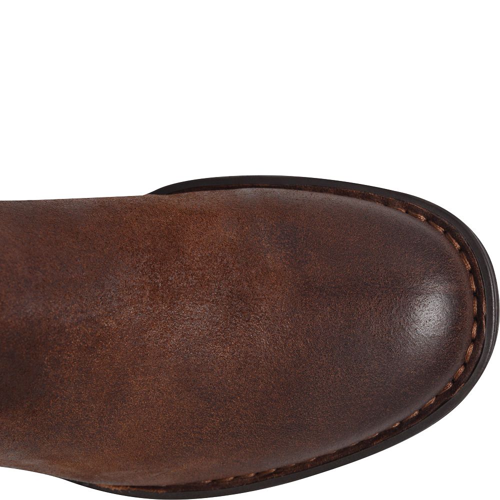 Born Gabriella Boots Brown Sella Distressed Product ID-lsMYExd6