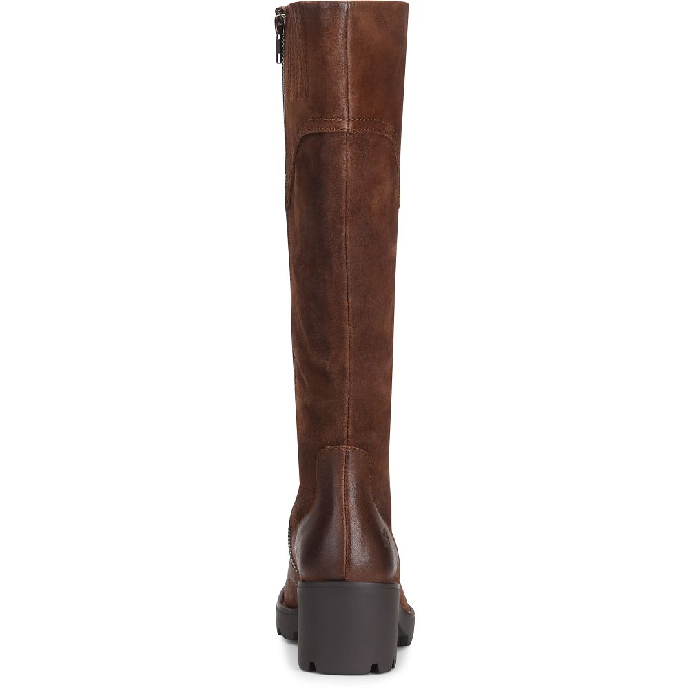 Born Gabriella Boots Brown Sella Distressed Product ID-lsMYExd6