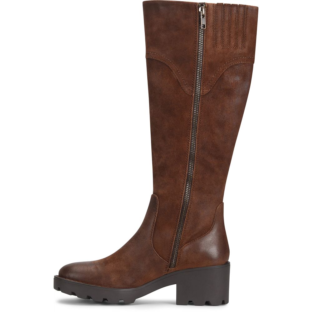 Born Gabriella Boots Brown Sella Distressed Product ID-lsMYExd6