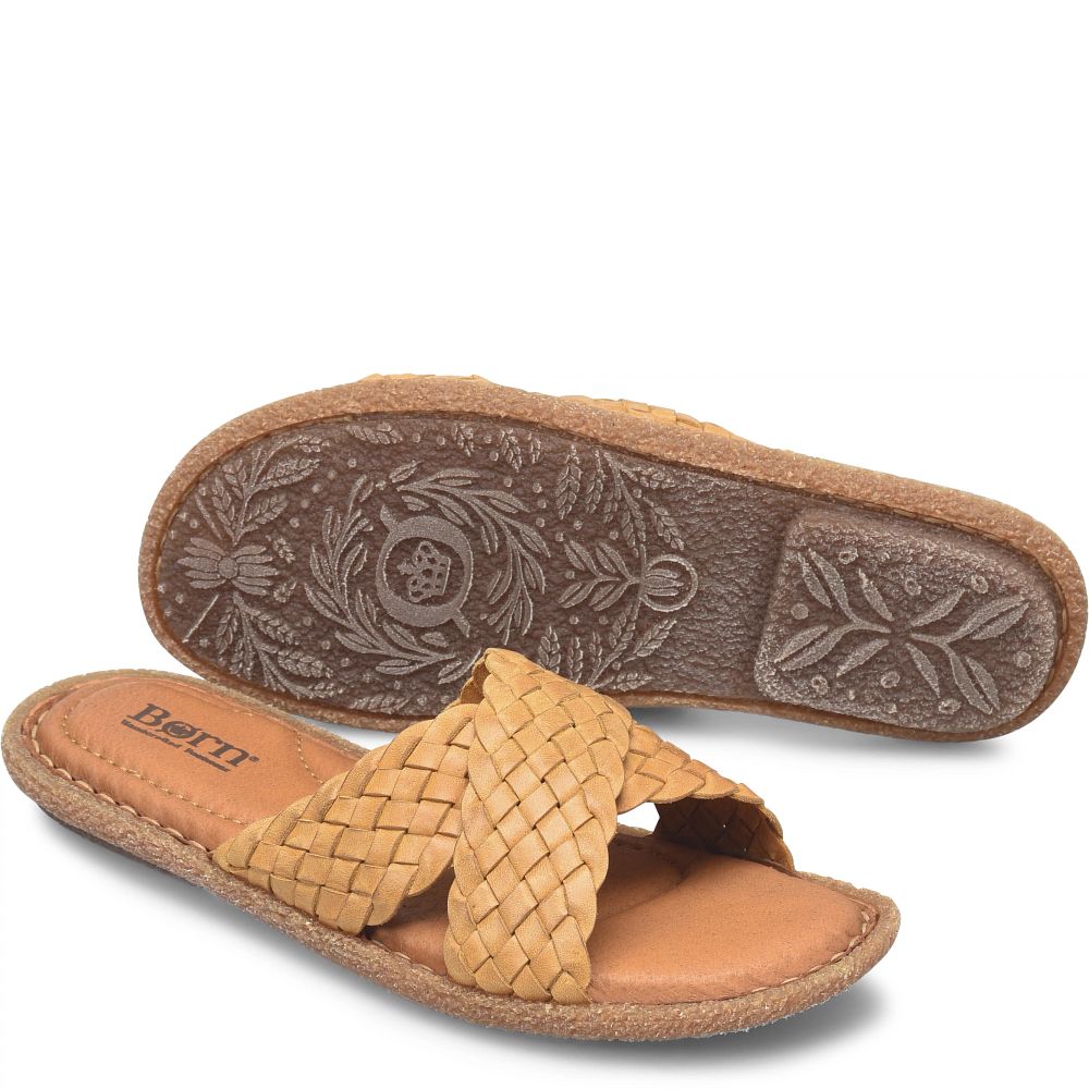 Born Rue Sandals Yellow Sunshine Product ID-lxdjIegt