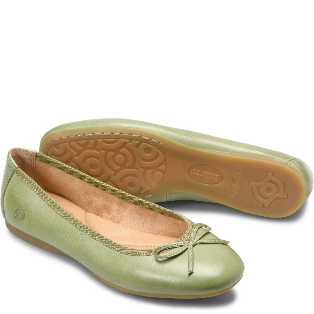 Born Brin Flats Green Leaf Product ID-mpObuUQF  Born Brin Flats Green Leaf Product ID-mpObuUQF