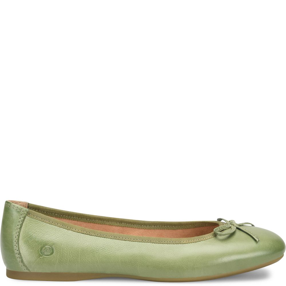 Born Brin Flats Green Leaf Product ID-mpObuUQF