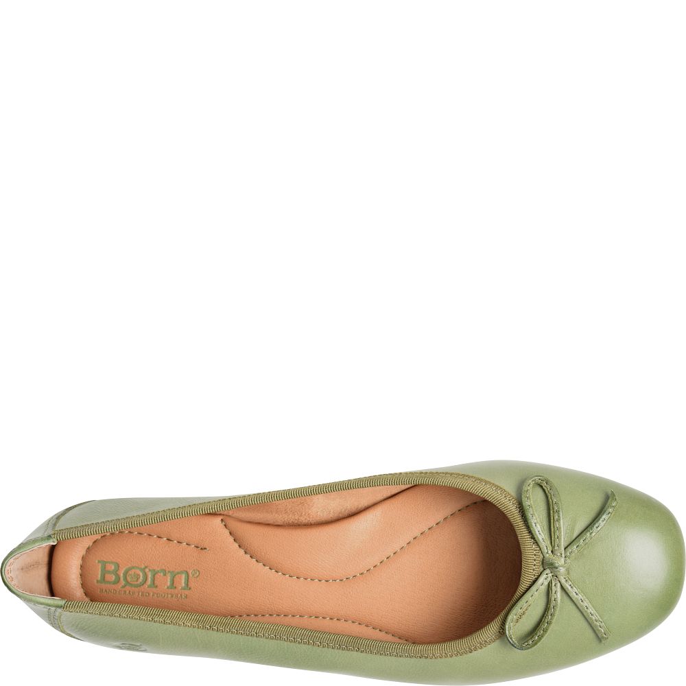 Born Brin Flats Green Leaf Product ID-mpObuUQF