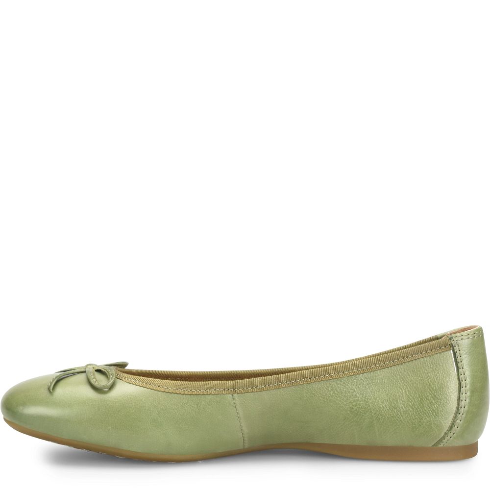 Born Brin Flats Green Leaf Product ID-mpObuUQF