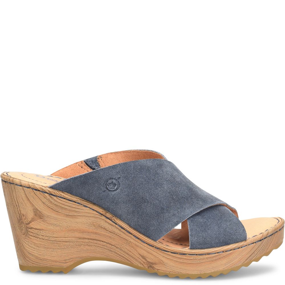 Born Nora Sandals Dark Jeans Distressed Product ID-n7rYu2tp