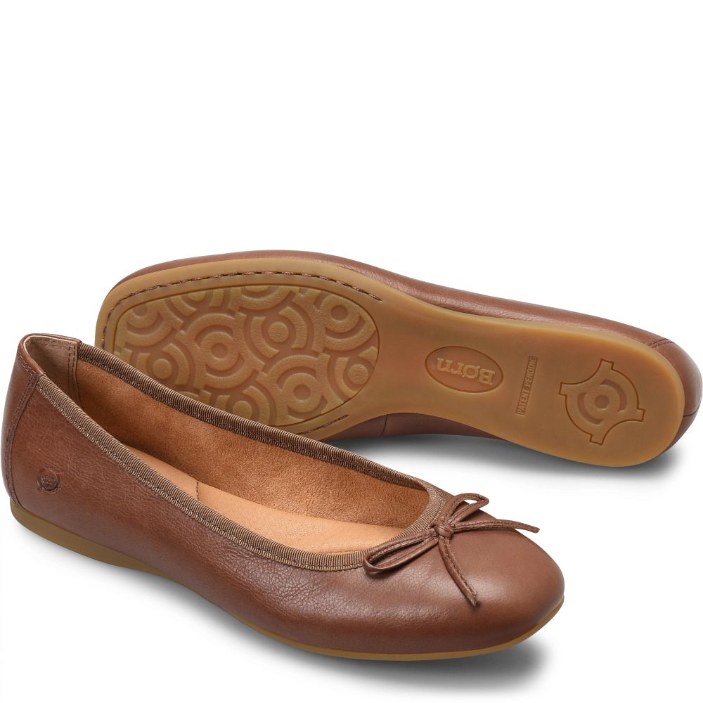 Born Brin Flats Brown Luggage Product ID-nDNRIohd