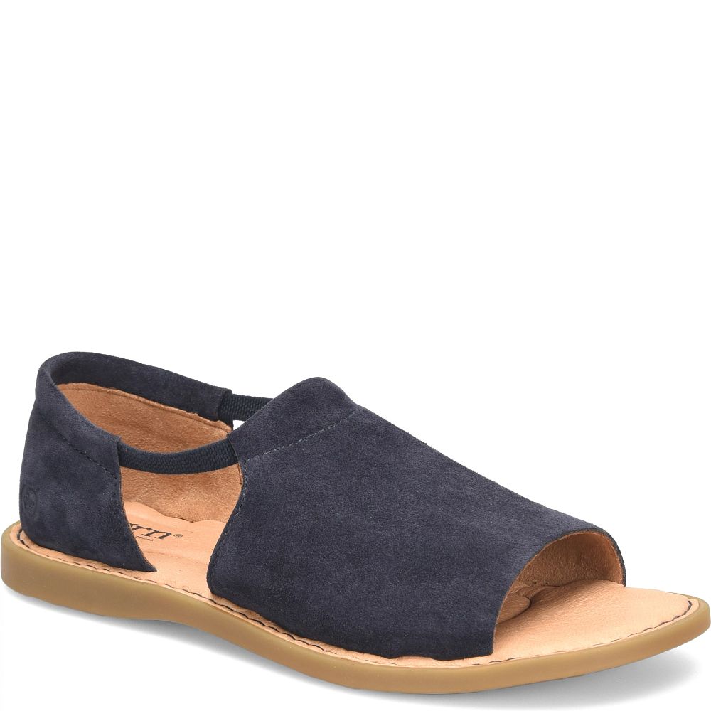 Born Cove Modern Sandals Navy River Suede Product ID-o02TXQ5E