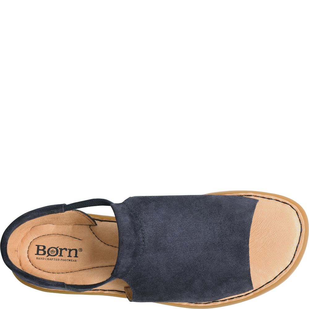 Born Cove Modern Sandals Navy River Suede Product ID-o02TXQ5E