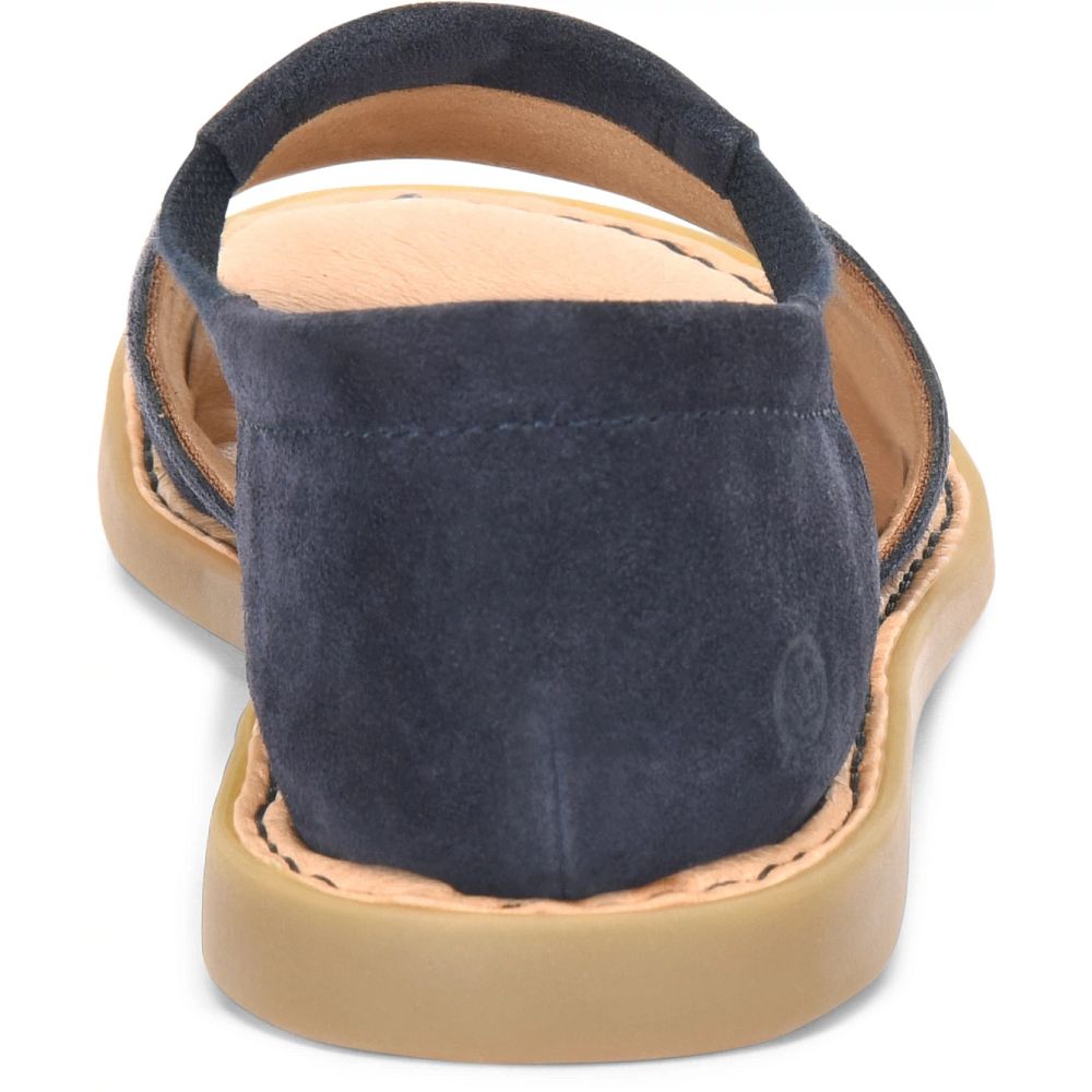 Born Cove Modern Sandals Navy River Suede Product ID-o02TXQ5E