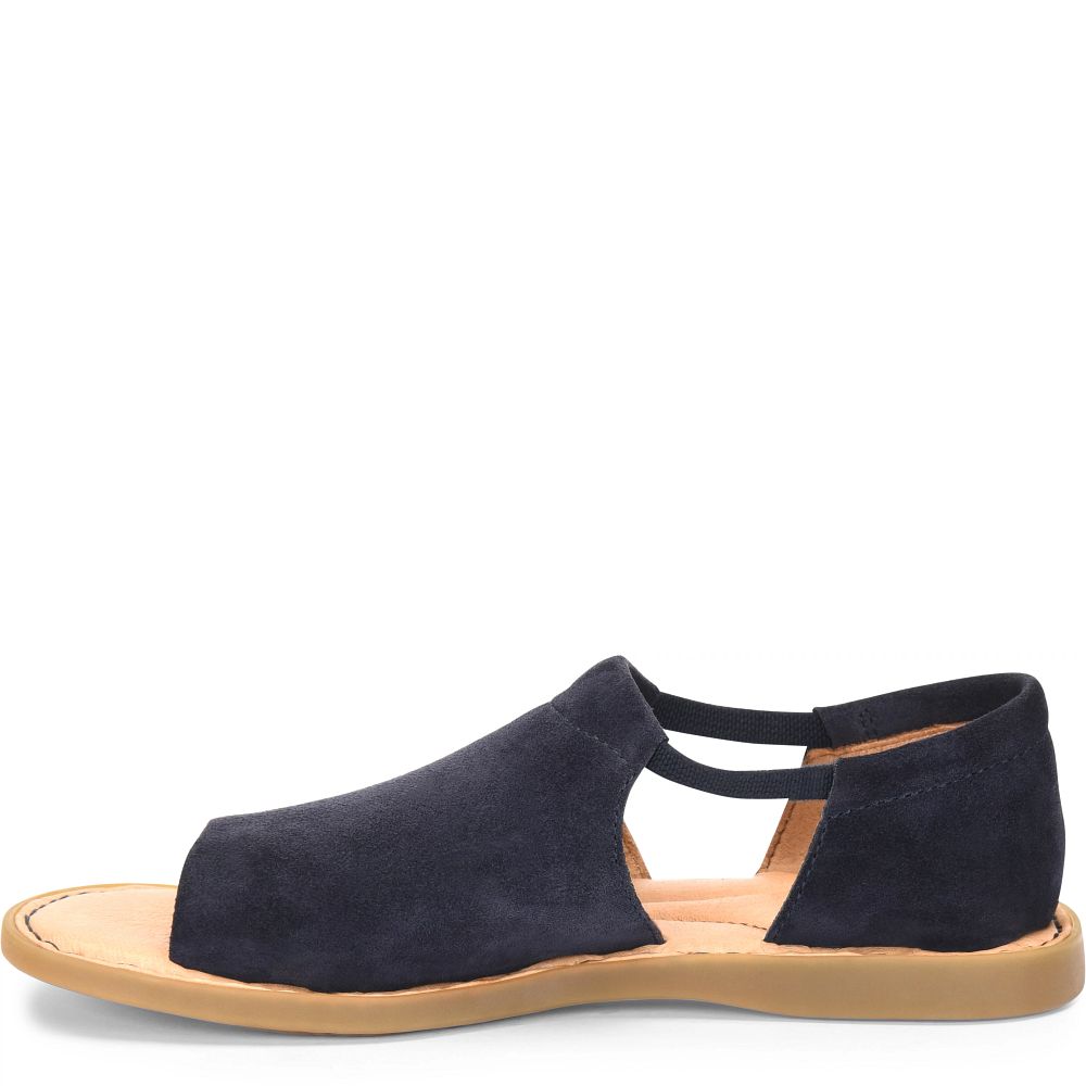 Born Cove Modern Sandals Navy River Suede Product ID-o02TXQ5E