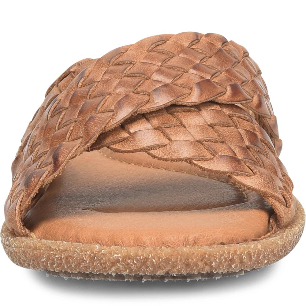 Born Rue Sandals Brown Luggage Product ID-o9R4Ypin