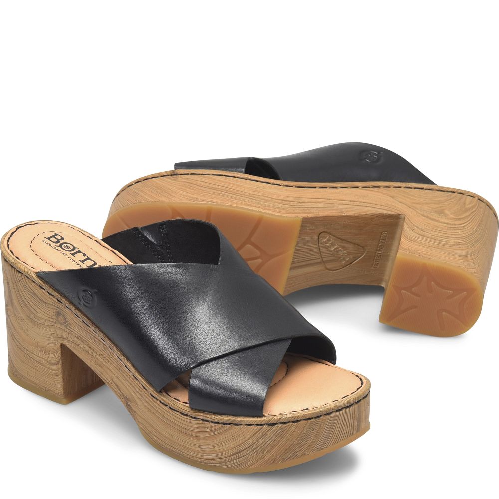 Born Pavia Sandals Black Product ID-oFjZIC5c