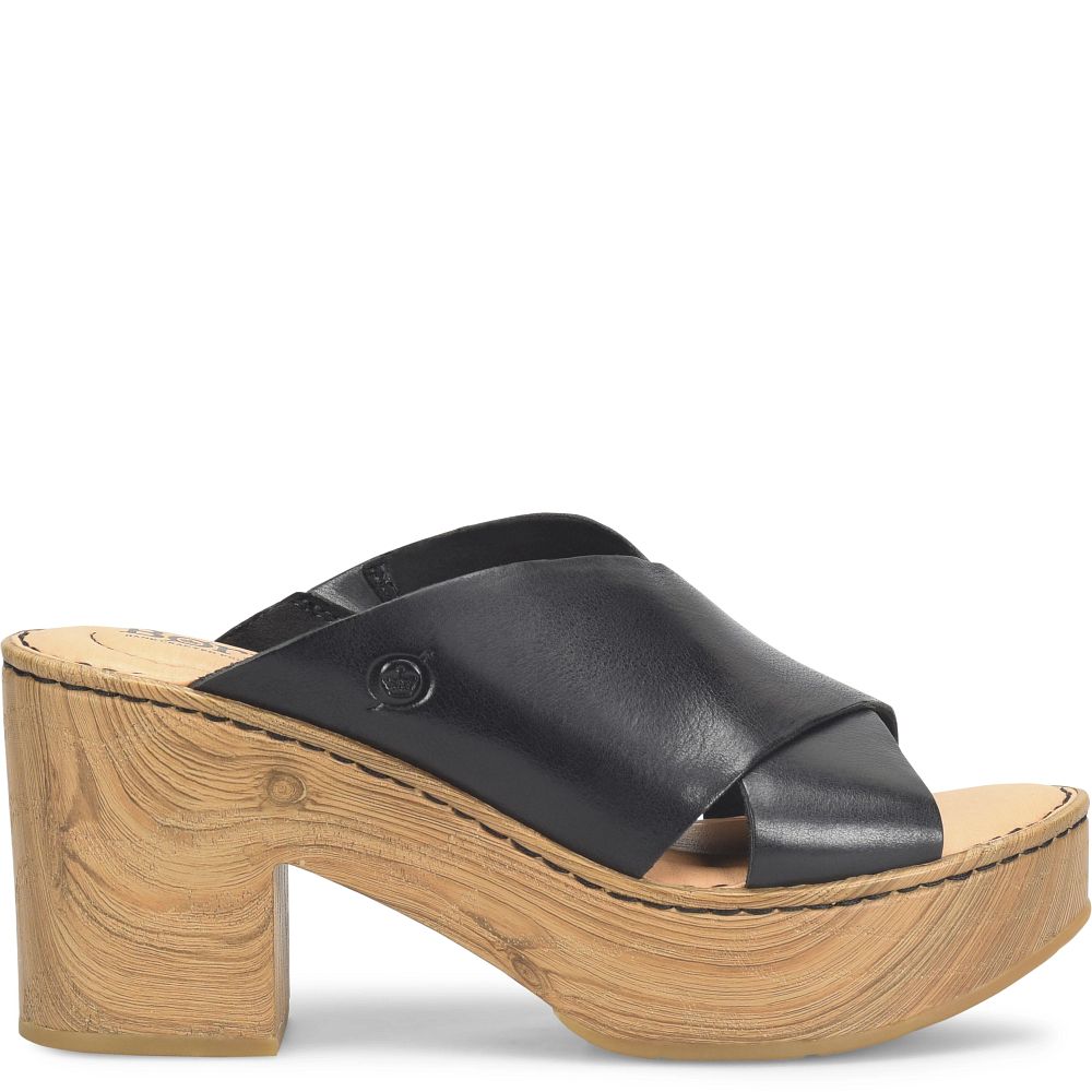 Born Pavia Sandals Black Product ID-oFjZIC5c