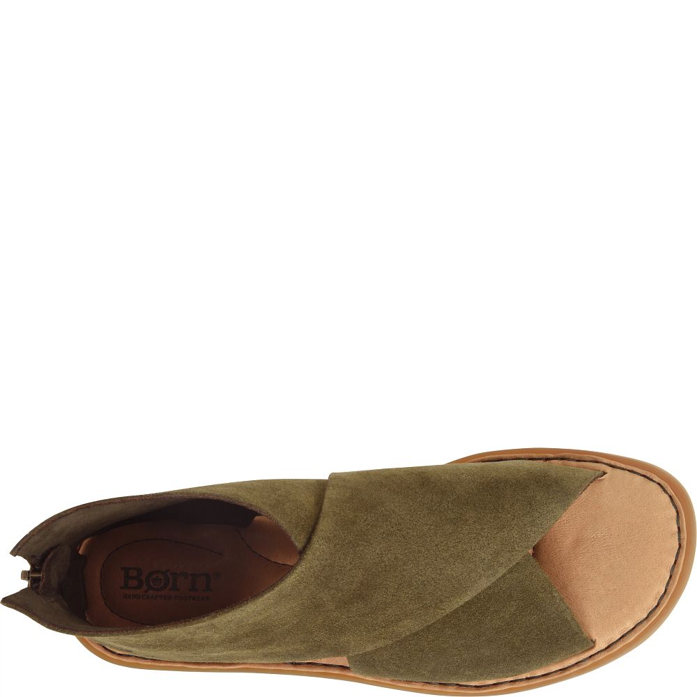 Born Iwa Sandals Army Green Suede Product ID-ogjDXtkM