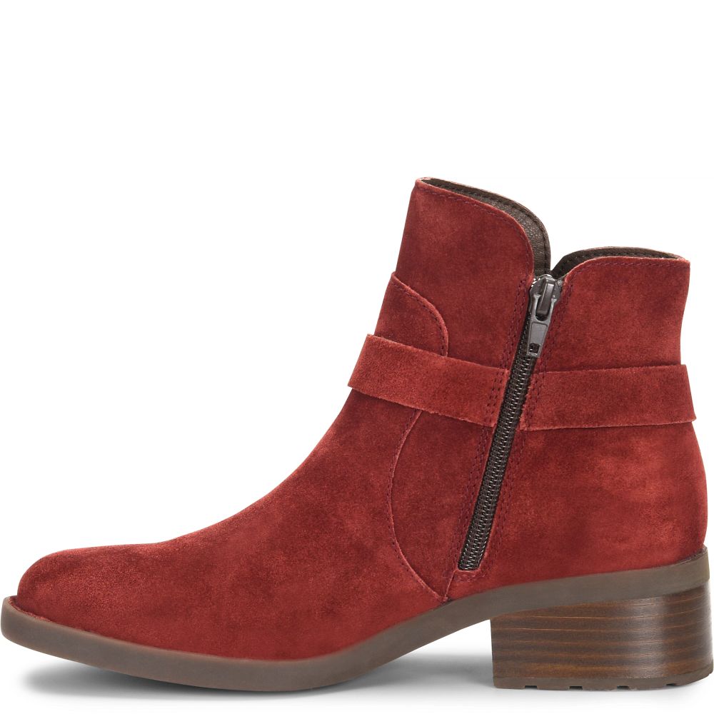 Born Tori Boots Dark Brick Distressed Product ID-oi36sbjH