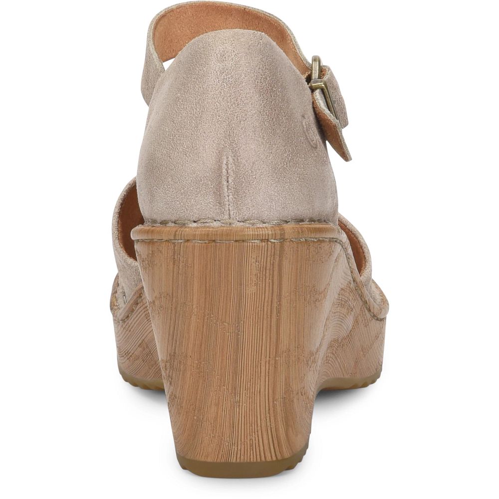 Born Nellie Clogs Cream Visone Distressed Product ID-pe8hMMc8