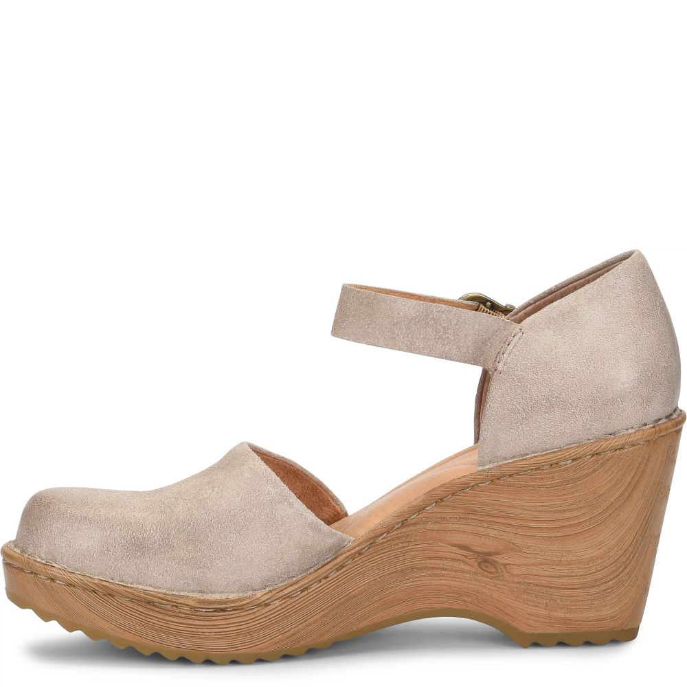 Born Nellie Clogs Cream Visone Distressed Product ID-pe8hMMc8