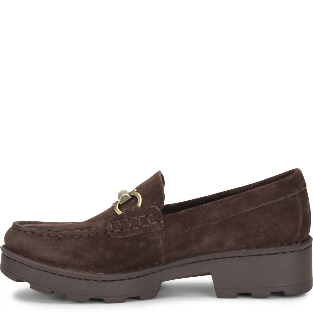 Born Teramo Slip-Ons Dark Brown Lince Suede Product ID-ptjiCFtT