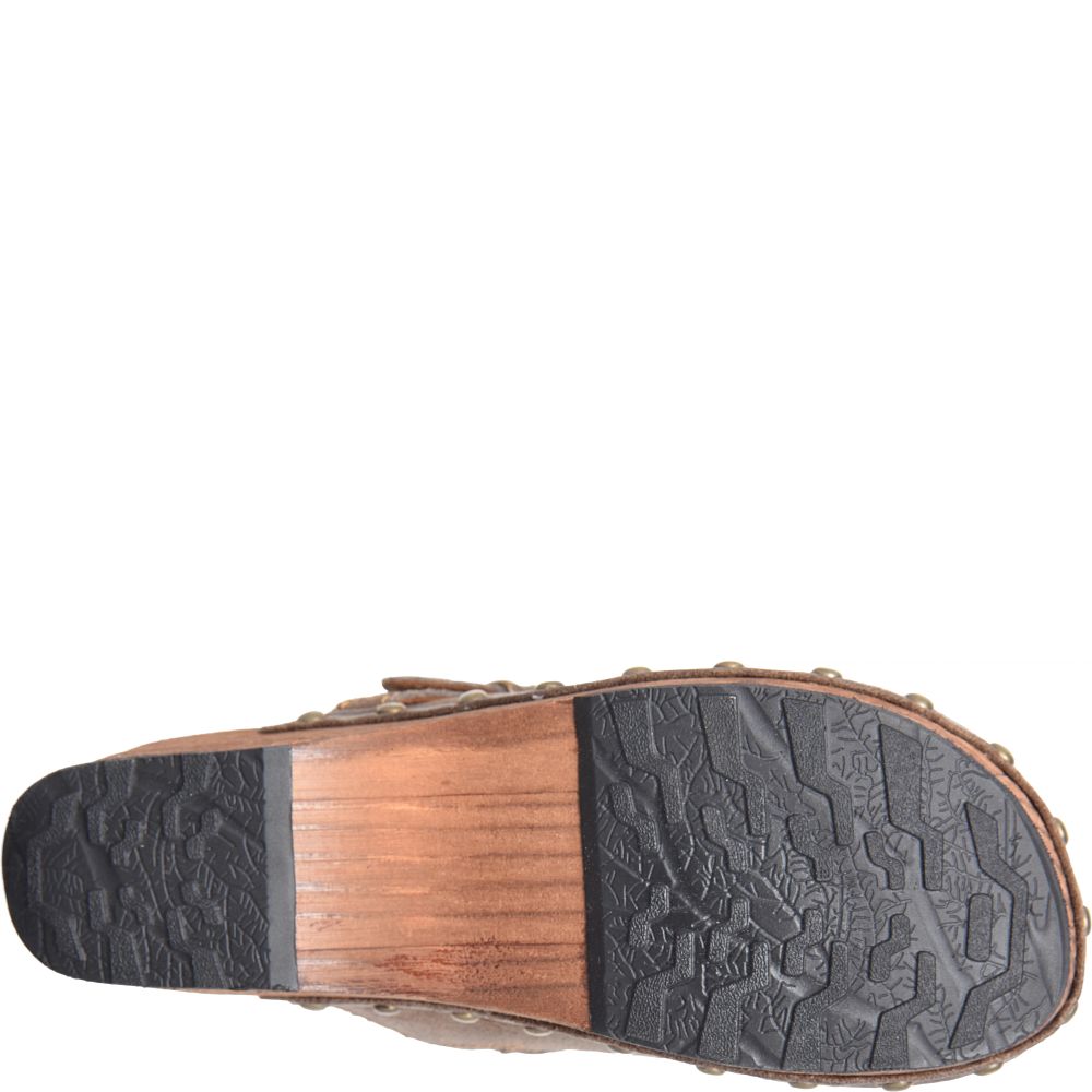 Born Jewel Clogs Taupe Avola Distressed Product ID-q5JMJFfV
