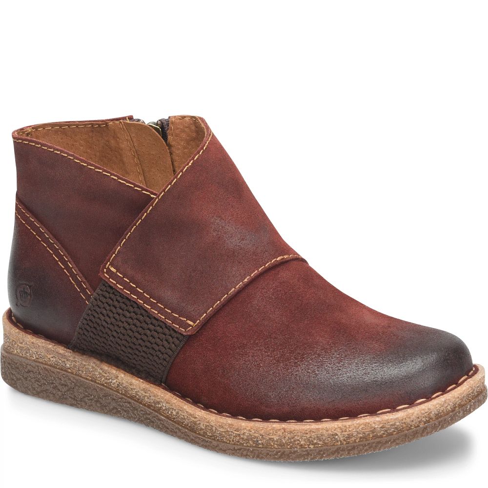 Born Tora Boots Dark Brick Distressed Product ID-qYlK8rev