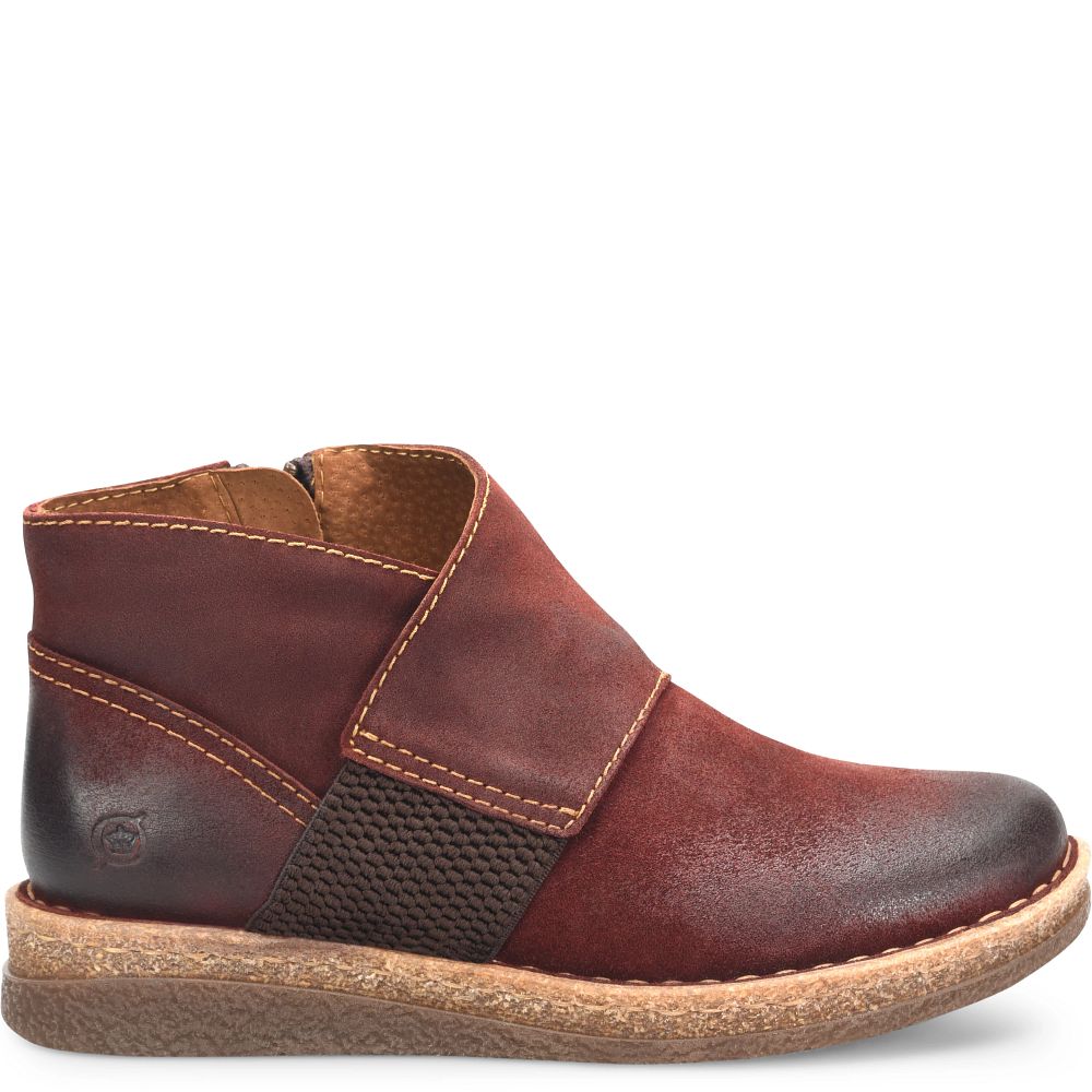 Born Tora Boots Dark Brick Distressed Product ID-qYlK8rev