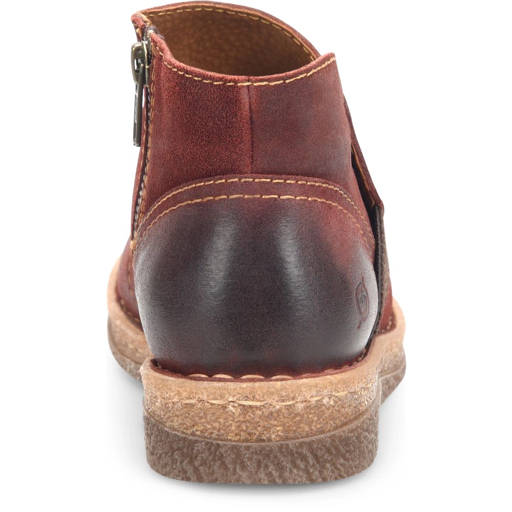 Born Tora Boots Dark Brick Distressed Product ID-qYlK8rev