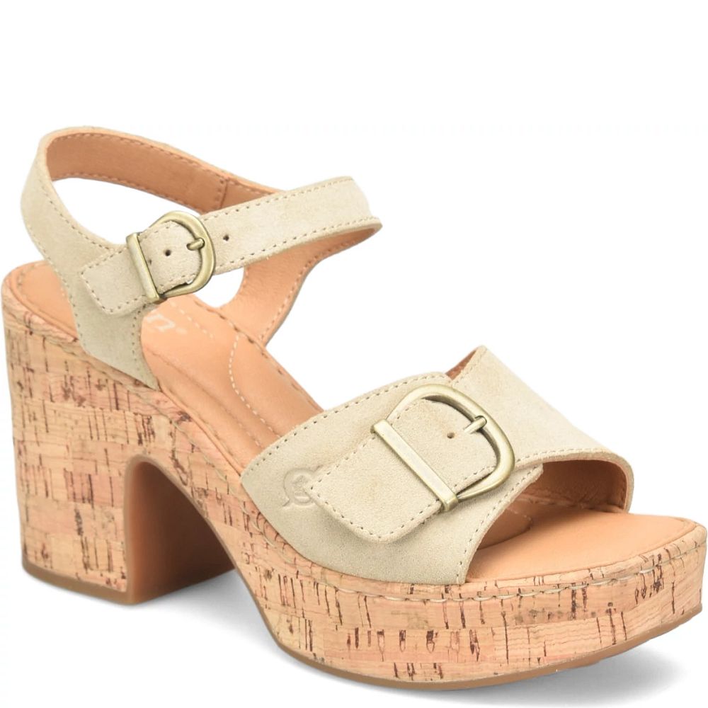 Born Browyn Sandals Natural Sand Suede Product ID-qoB6XXo0