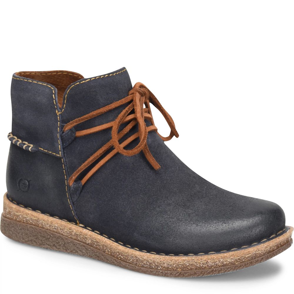 Born Calyn Boots Navy Indigo Distressed Product ID-r7Lh3Co2