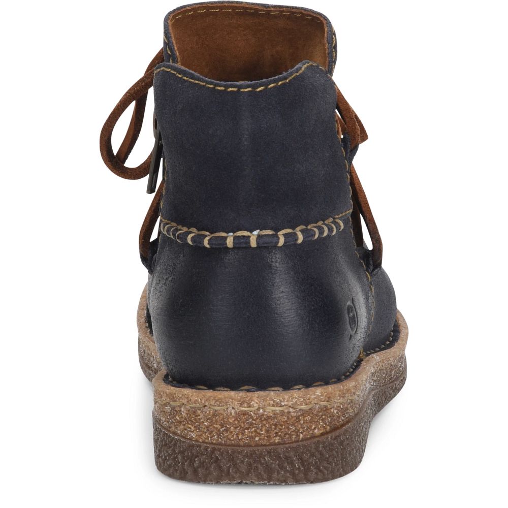 Born Calyn Boots Navy Indigo Distressed Product ID-r7Lh3Co2