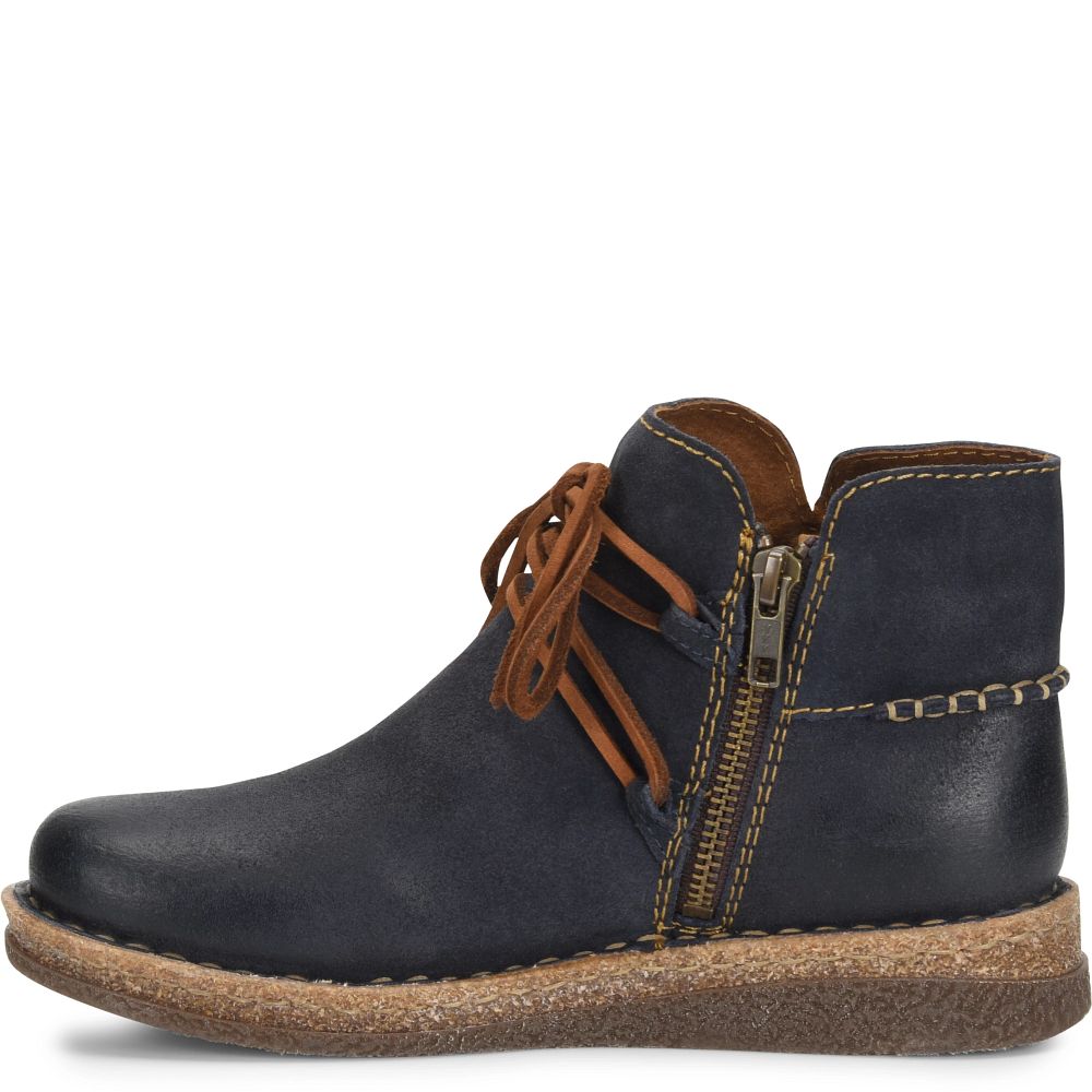 Born Calyn Boots Navy Indigo Distressed Product ID-r7Lh3Co2