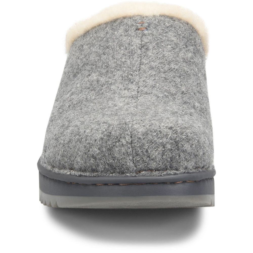 Born Jayce Slip-Ons Grey Wool Combo Product ID-rxnkbQi5