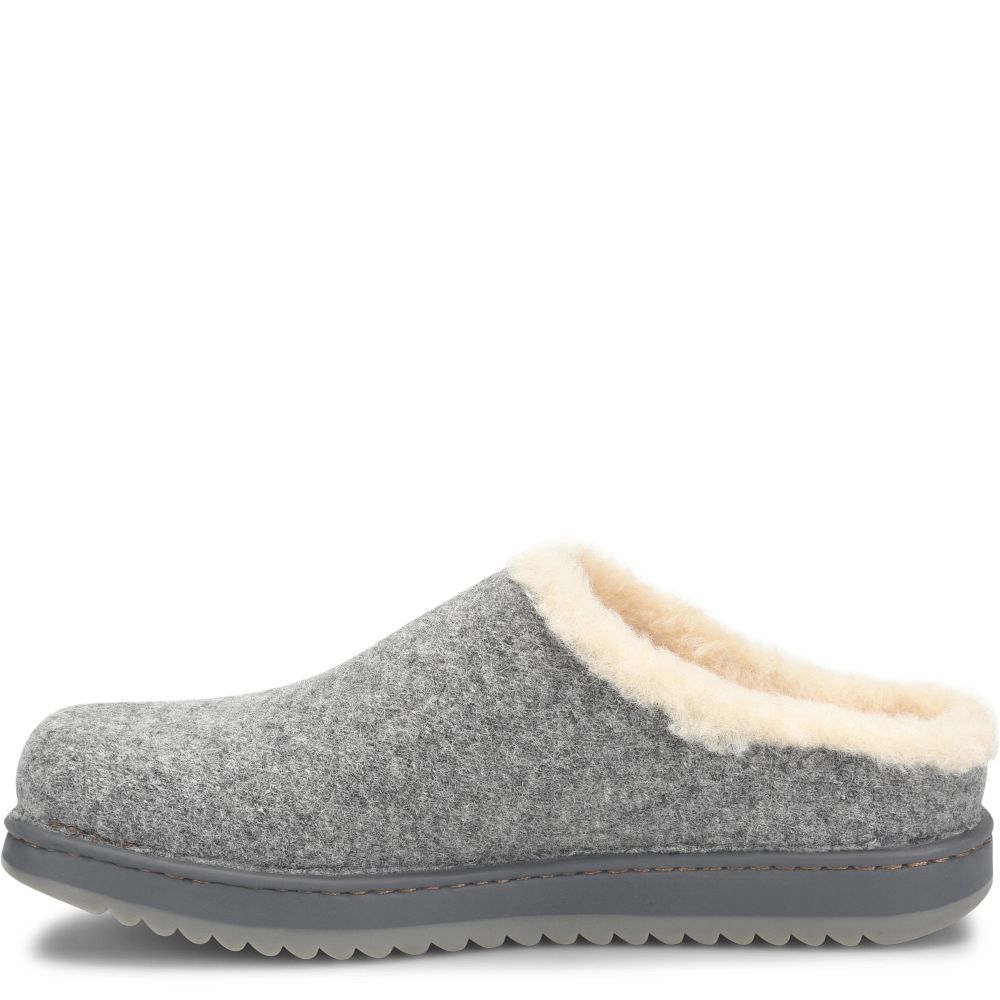 Born Jayce Slip-Ons Grey Wool Combo Product ID-rxnkbQi5