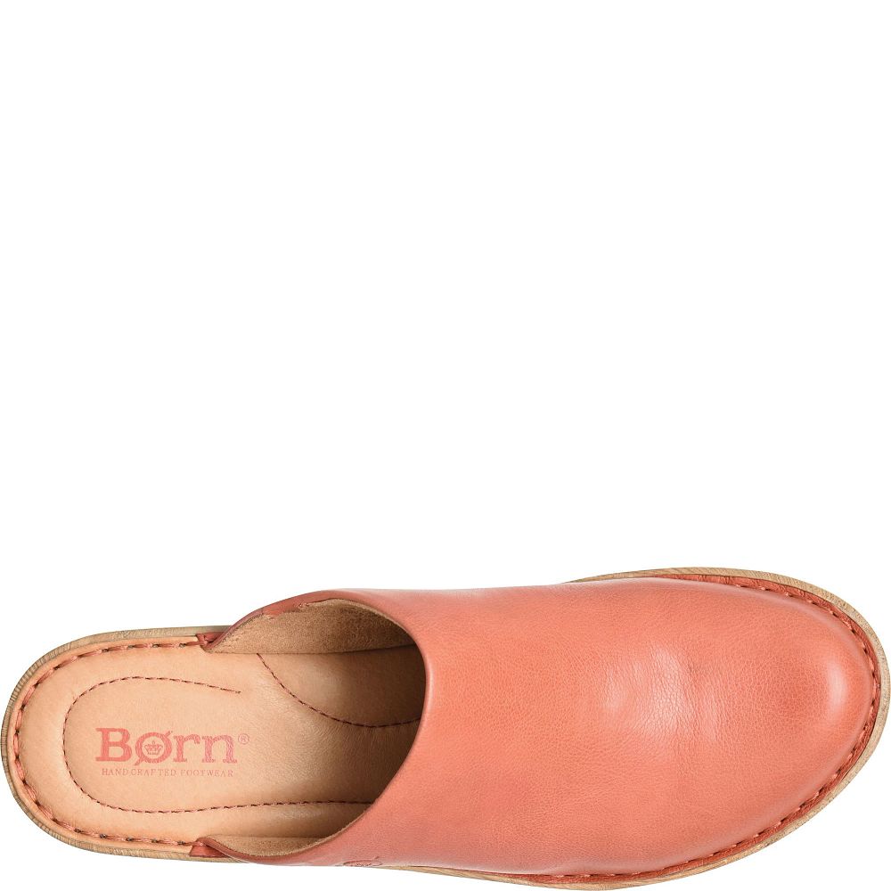 Born Natalie Clogs Rust Cayenne Product ID-svjrBbo8