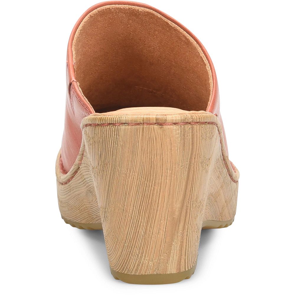 Born Natalie Clogs Rust Cayenne Product ID-svjrBbo8