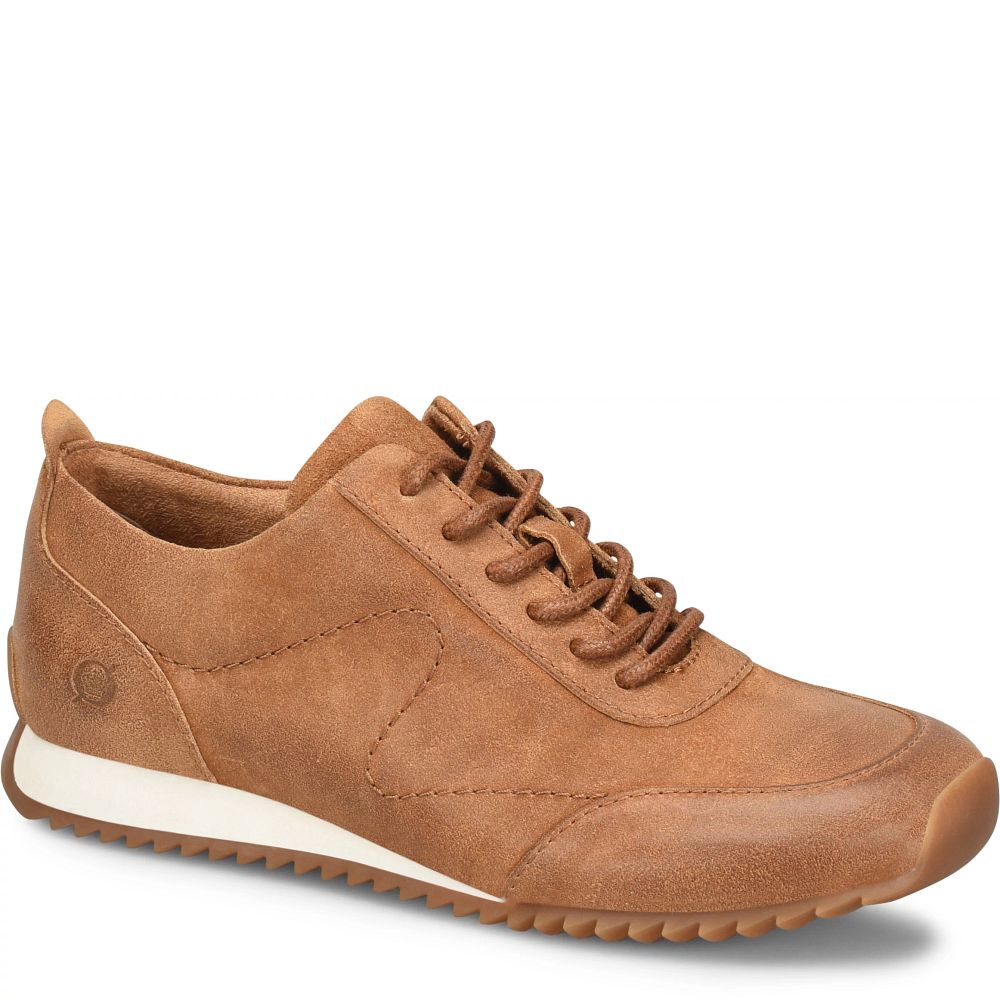 Born Lynn Slip-Ons Tan Camel Distressed Product ID-uPFx4IJc