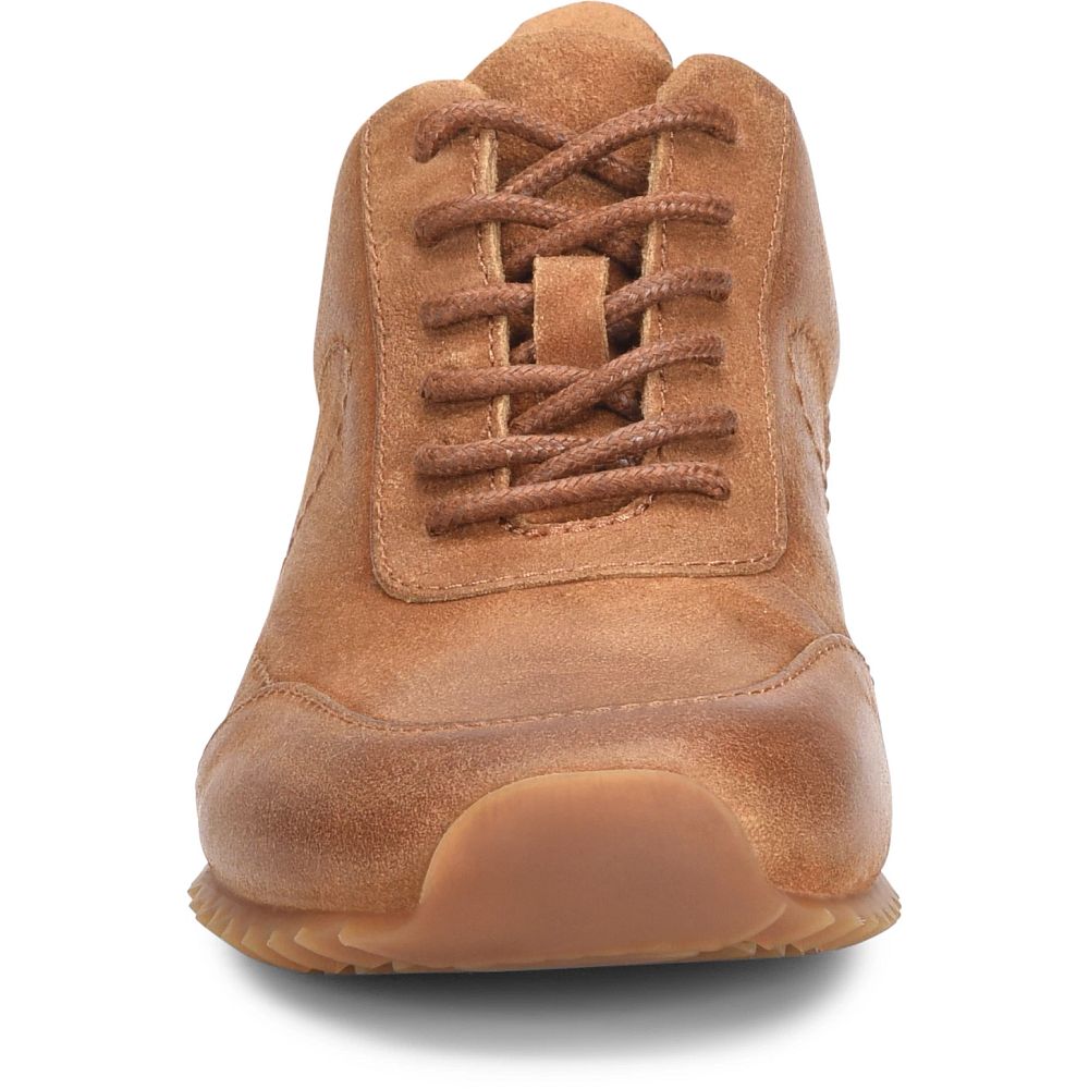 Born Lynn Slip-Ons Tan Camel Distressed Product ID-uPFx4IJc