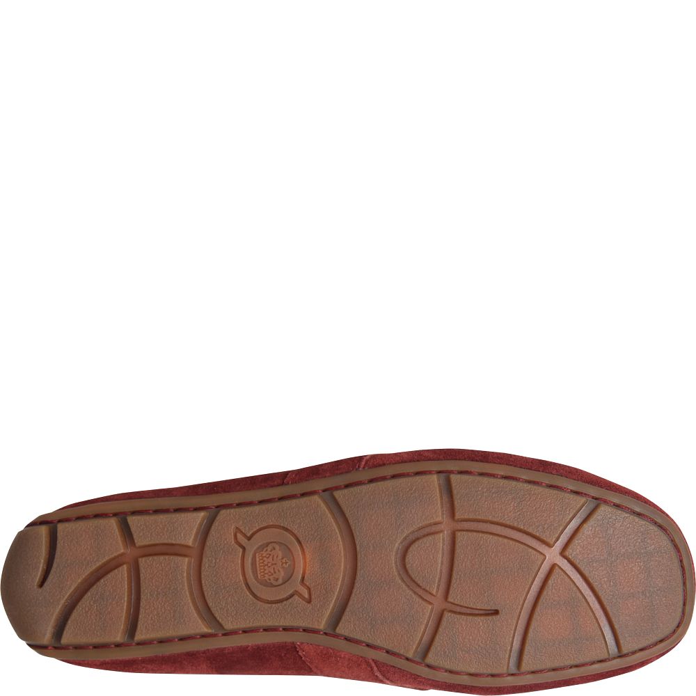 Born Melinda Slip-Ons Dark Brick Suede Product ID-ue5L7N4t