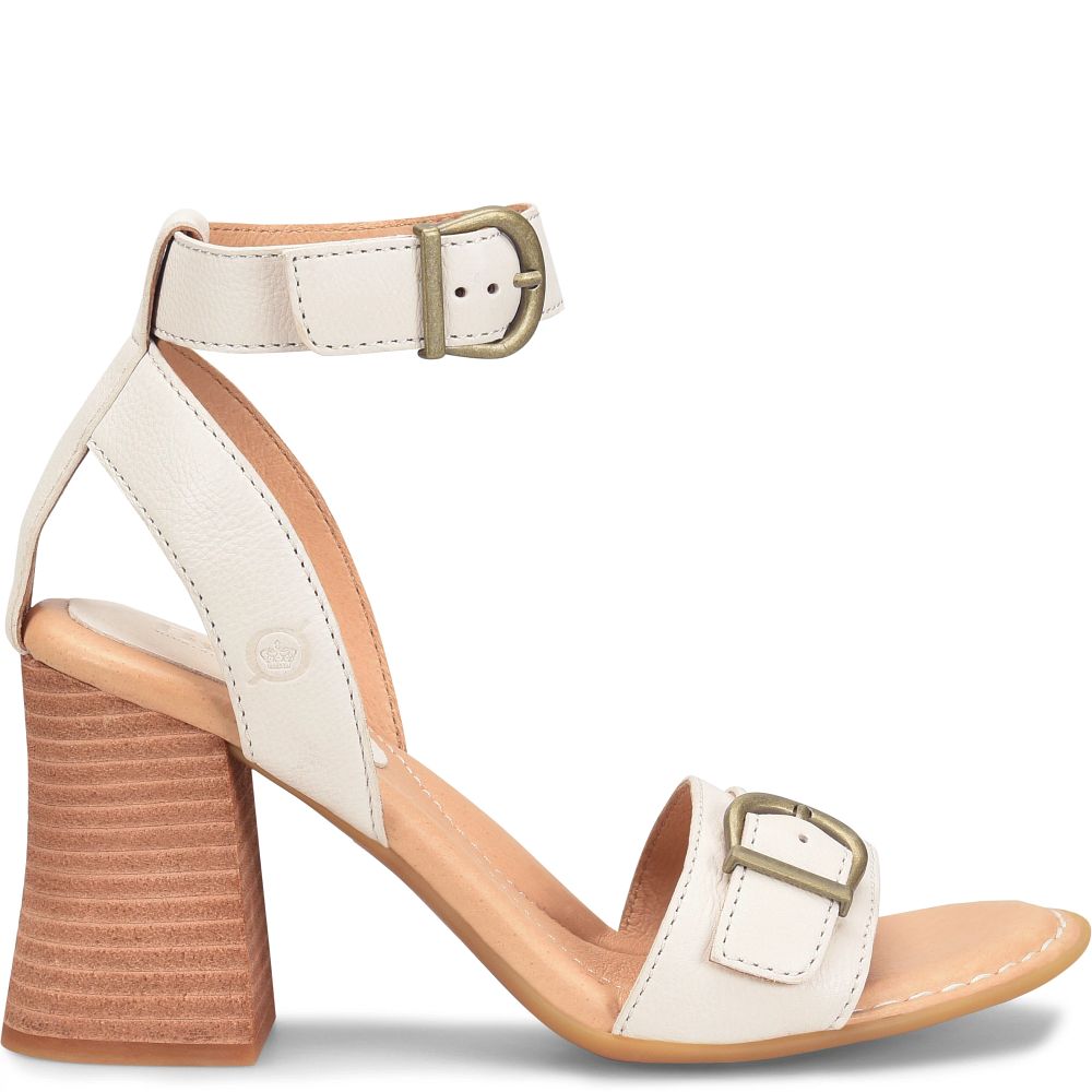 Born Tahlia Sandals White Ivory Product ID-v2F2AO1c