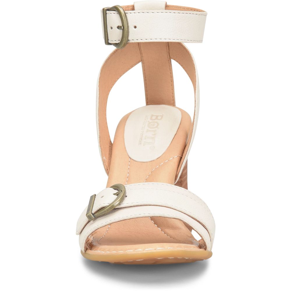 Born Tahlia Sandals White Ivory Product ID-v2F2AO1c