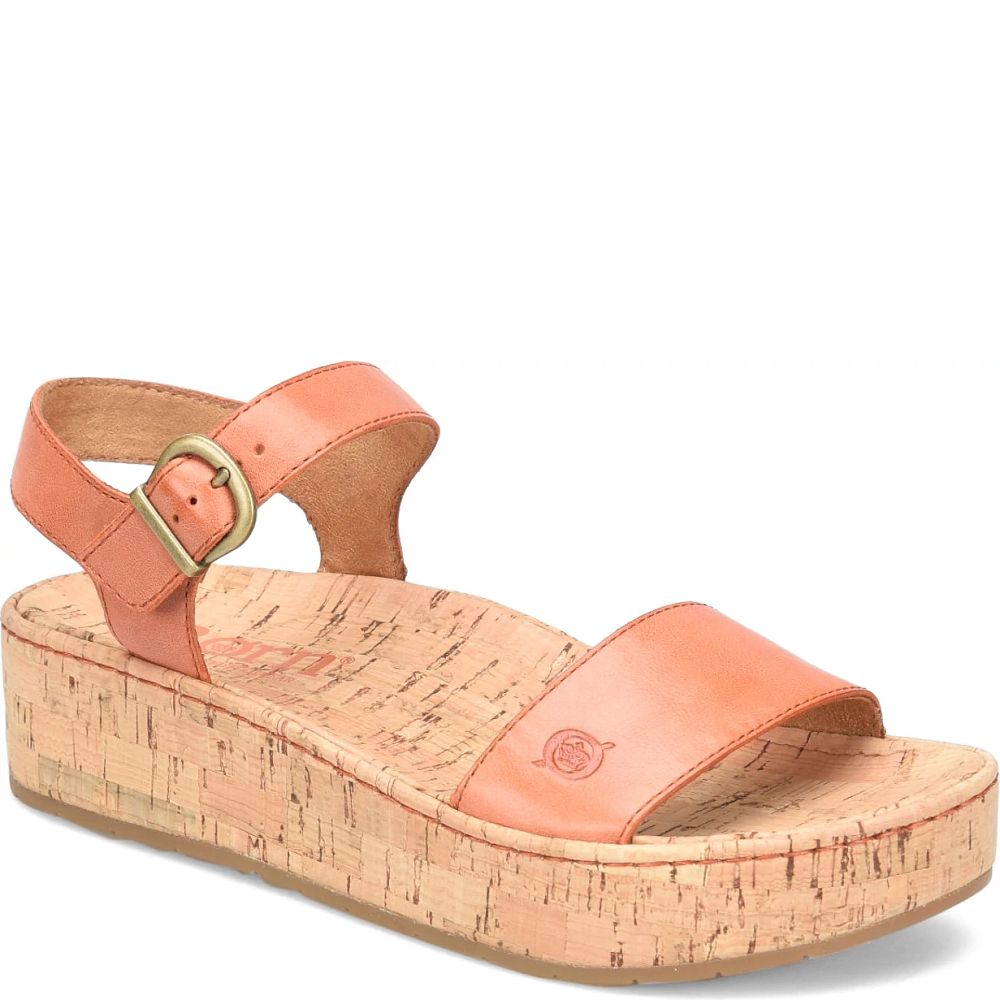 Born Sari Sandals Orange Papaya Product ID-v61lDPSd