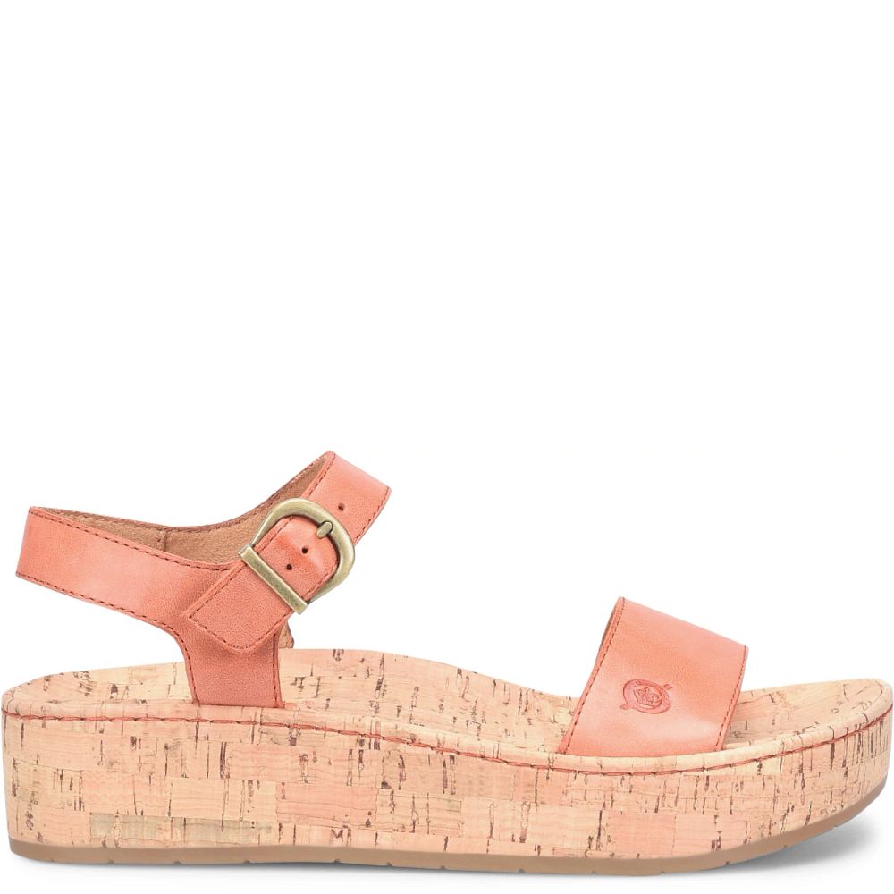 Born Sari Sandals Orange Papaya Product ID-v61lDPSd