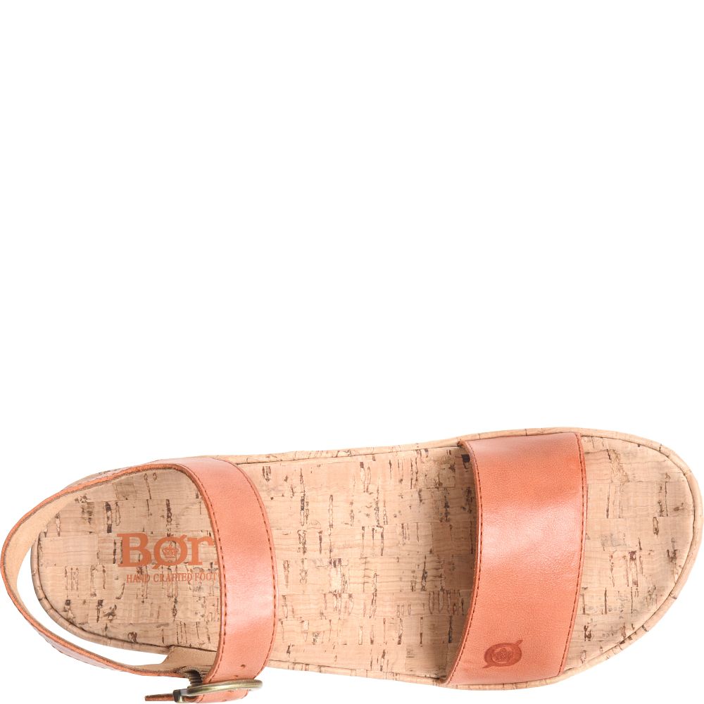 Born Sari Sandals Orange Papaya Product ID-v61lDPSd