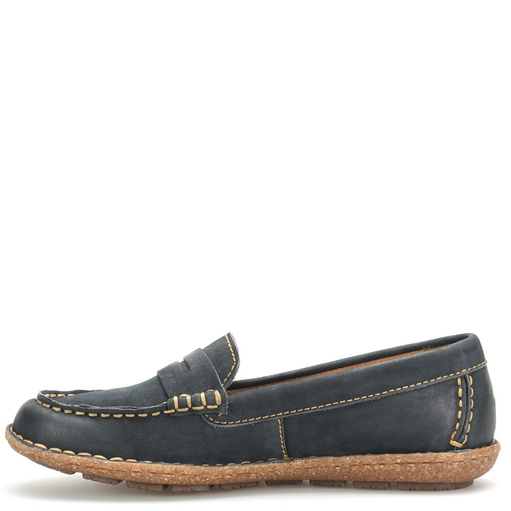 Born Nerina Slip-Ons Navy Sailor Nubuck Product ID-vnZXmEXm